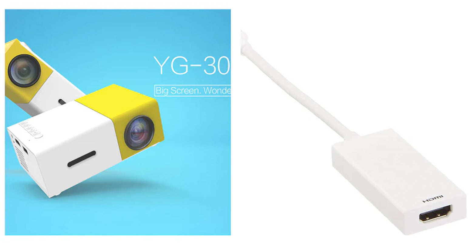 Compact HD 1080P Portable Projector