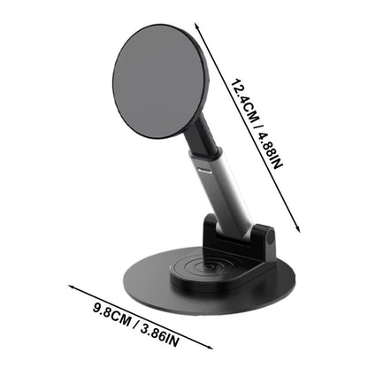 Phone Stand for Desk Adjustable Foldable Desktop Cell Phone Holder Stand Magnetic Desk Tablet Stand for Phone Reader Cell Phone