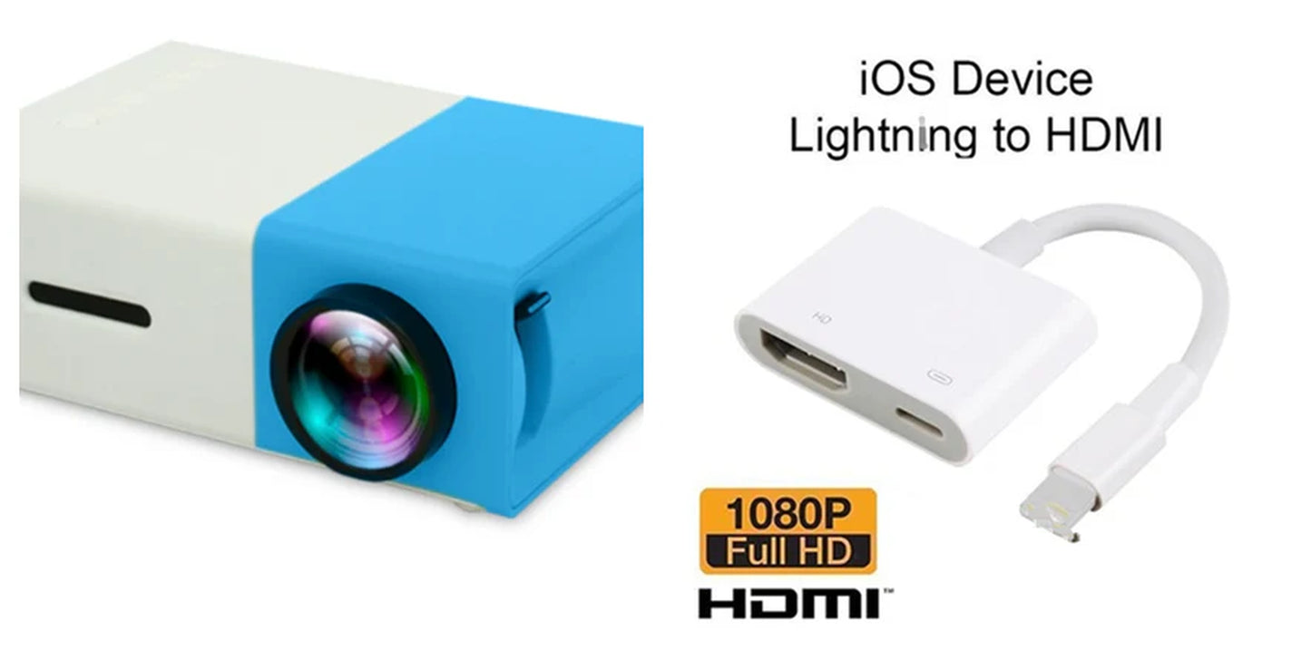Compact HD 1080P Portable Projector