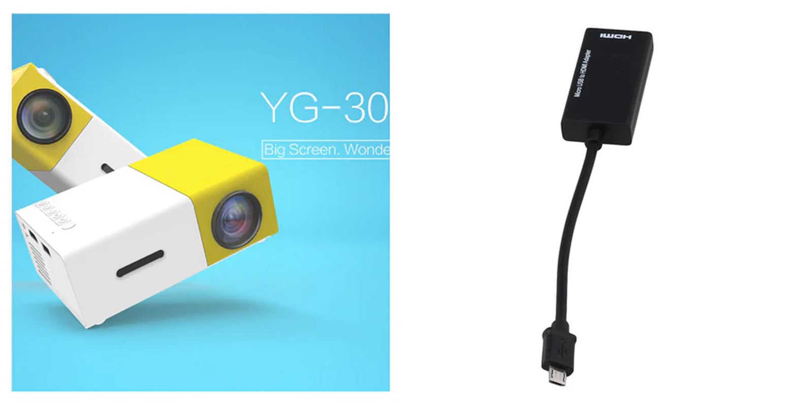 Compact HD 1080P Portable Projector