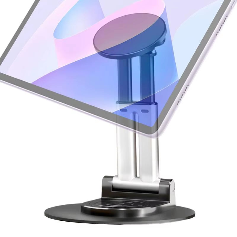 Phone Stand for Desk Adjustable Foldable Desktop Cell Phone Holder Stand Magnetic Desk Tablet Stand for Phone Reader Cell Phone
