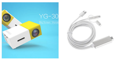 Compact HD 1080P Portable Projector