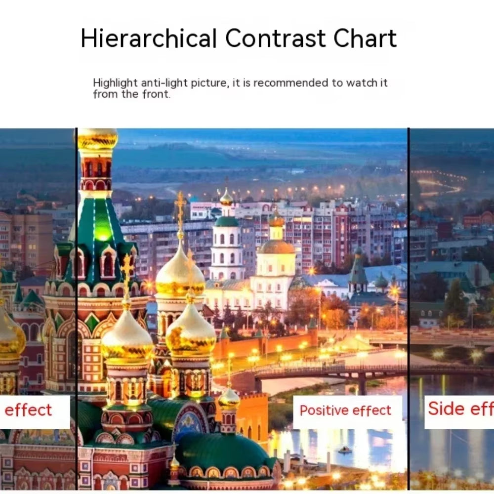 Portable Projector Screen High Brightness 16:9 Home Projector anti Light Portable Projector Curtain 100 120 Inch for Home Beamer