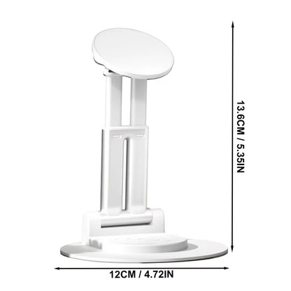 Phone Stand for Desk Adjustable Foldable Desktop Cell Phone Holder Stand Magnetic Desk Tablet Stand for Phone Reader Cell Phone