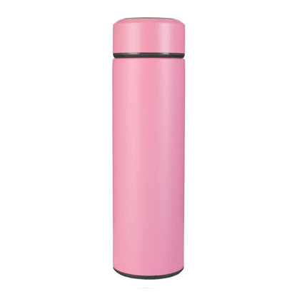 1Pc 500ML Smart Insulation Stainless Steel Colorful Cup Mini Thermos Cup Water Bottle Led Digital Temperature Display Thermos