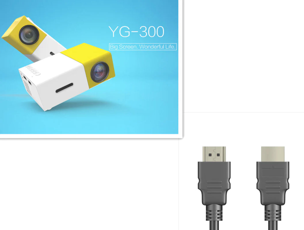 Compact HD 1080P Portable Projector